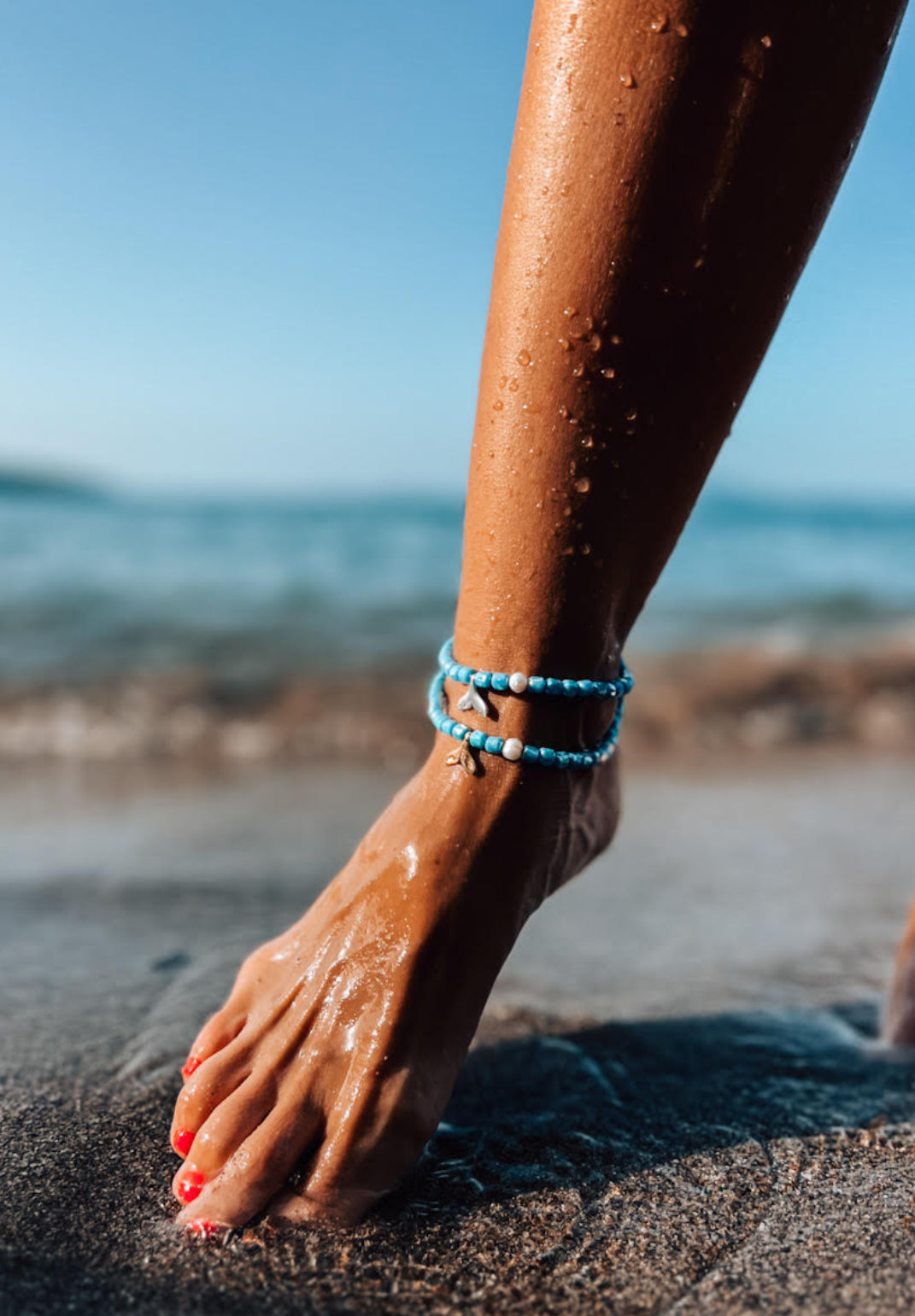 Mykonos mermaid anklet